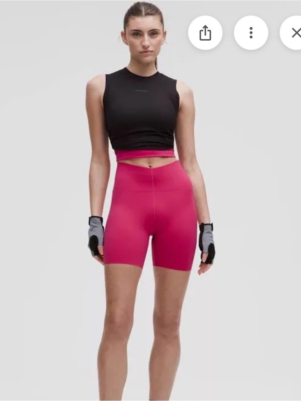 lululemon athletica High-Rise Magenta 6’’ Shorts